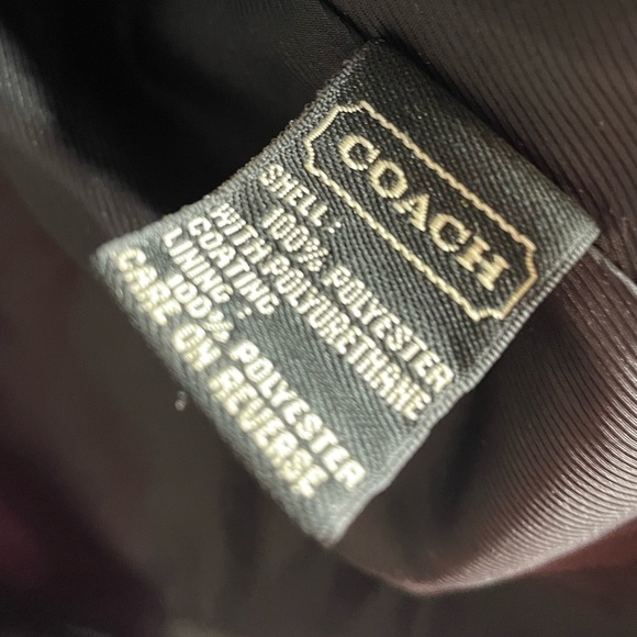 Coach jacket black size medium zip up mens - Picture 4 of 8